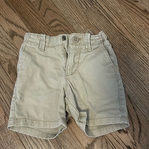Baby Gap Boys 18-24month dark khaki shorts with button and adjustable waist